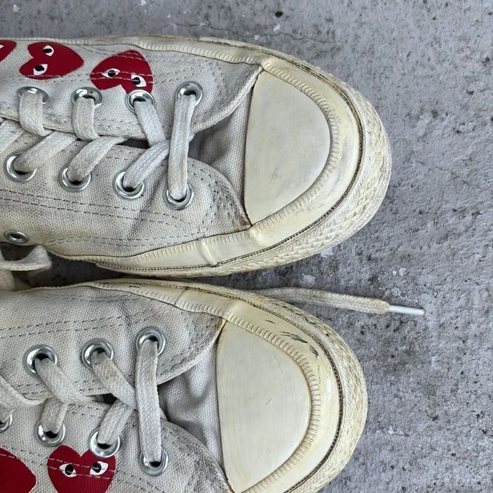 Converse Comme des Garçons multi heart low tops - Picture 5 of 8